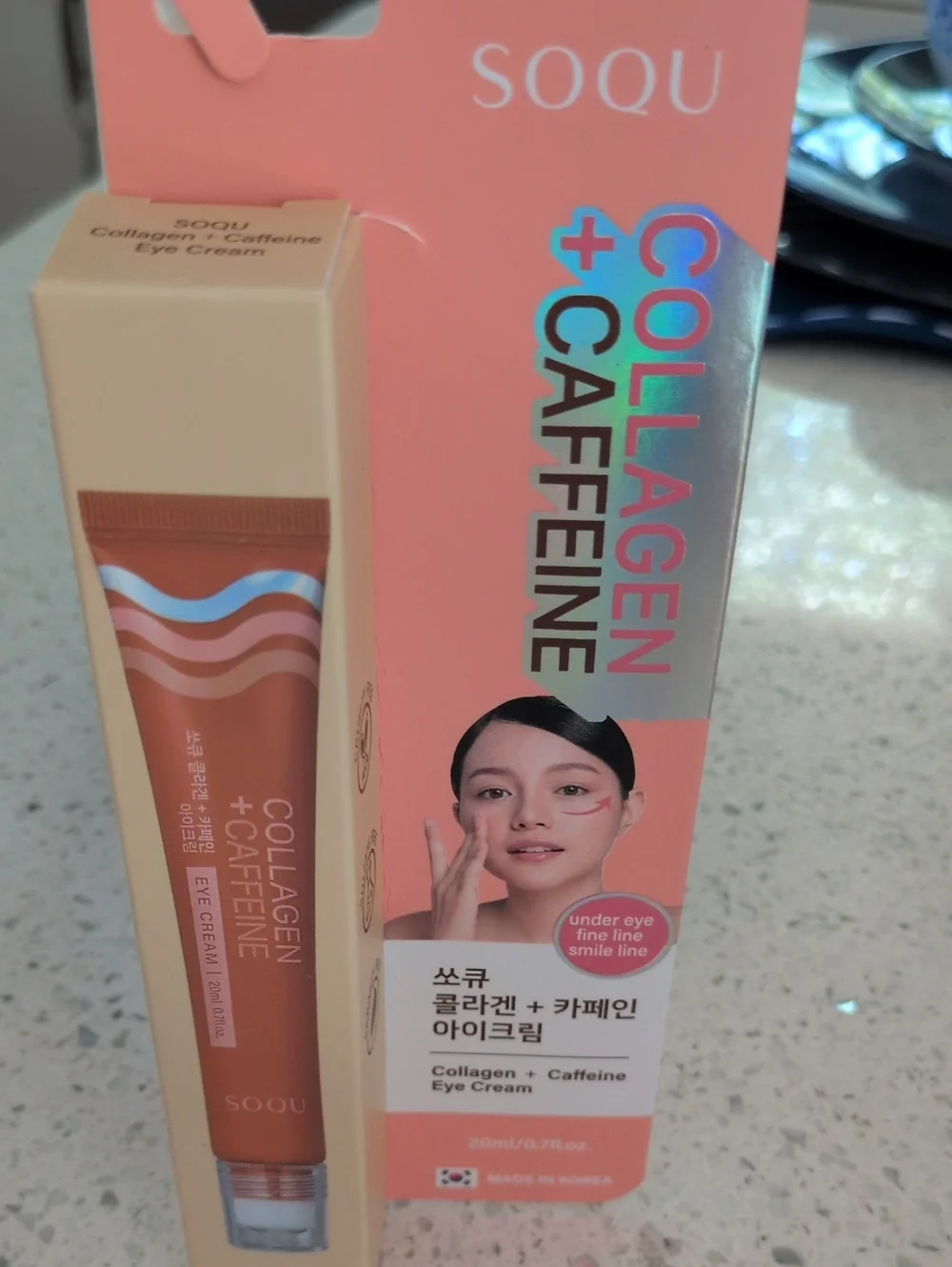 SOQU Collagen + Caffeine Eye Cream - Made In Korea